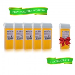 Wosk do Depilacji Naturalny Velvet 100ml- Zestaw 5+1 gratis!