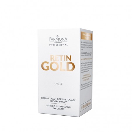 FARMONA PROFESSIONAL RETIN GOLD Liftingująco - rozświetlający krem pod oczy 50ml