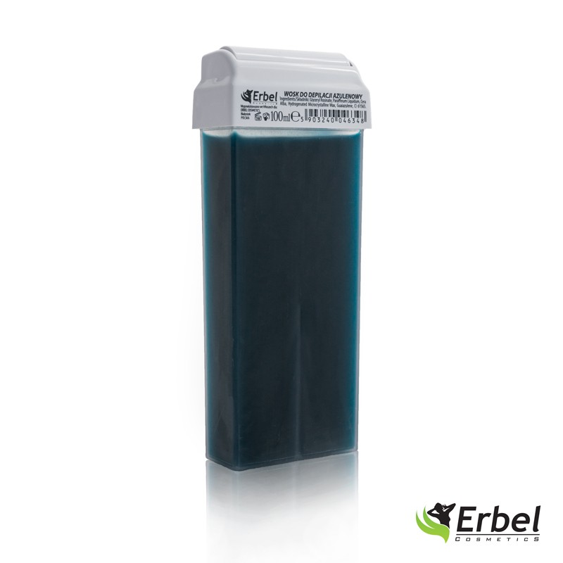 Wosk do Depilacji Azulenowy Perłowy 100ml Erbel