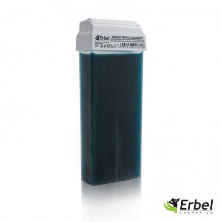 Wosk do Depilacji Azulenowy Perłowy 100ml Erbel