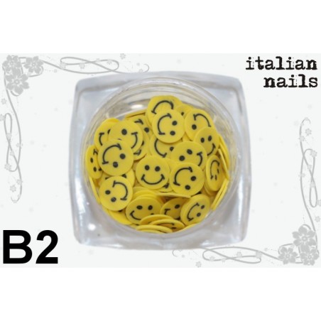 Buźki Fimo - Woreczek 10 sztuk - B02 Italian Nails