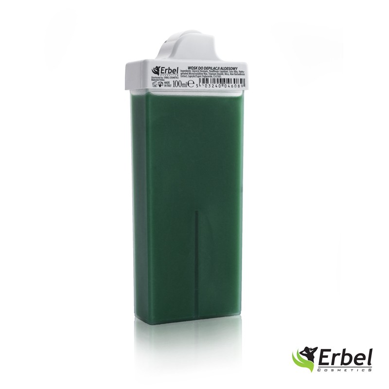Wosk do Depilacji Aloesowy Wąska Rolka 100ml Erbel