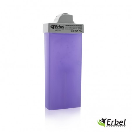 Wosk do Depilacji Lawendowy Żelowy Wąska Rolka 100ml Erbel
