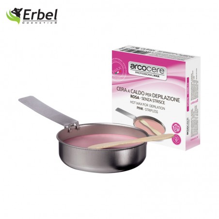 Wosk do Depilacji Różany bezpaskowy w Rondelku 120g Arcocere