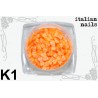Kokardki Fimo - Woreczek 10 sztuk - K01 Italian Nails
