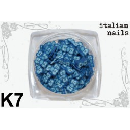 Kokardki Fimo - Woreczek 10 sztuk - K07 Italian Nails
