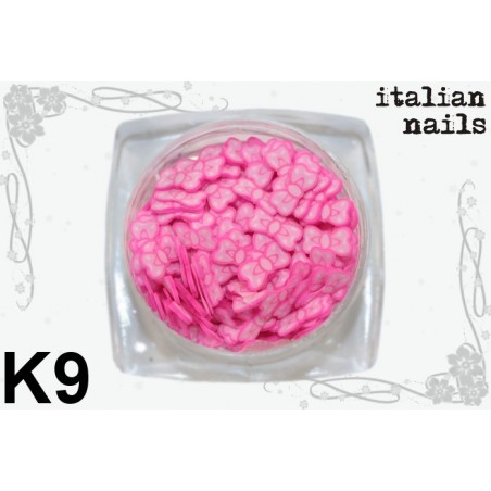 Kokardki Fimo - Woreczek 10 sztuk - K09 Italian Nails