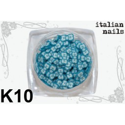 Kokardki Fimo - Woreczek 10 sztuk - K10 Italian Nails