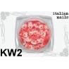 Kwiatki Fimo - Woreczek 10 sztuk - KW02 Italian Nails