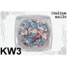Kwiatki Fimo - Woreczek 10 sztuk - KW03 Italian Nails
