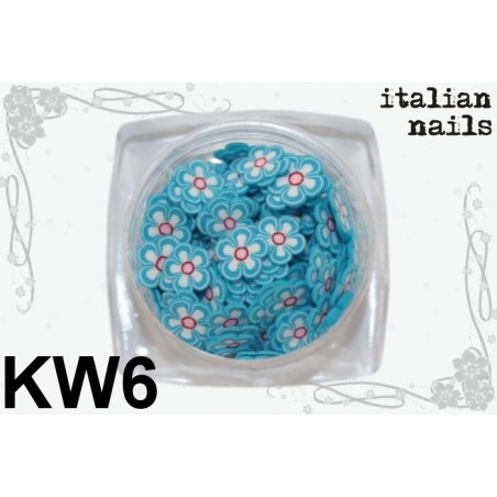 Kwiatki Fimo - Woreczek 10 sztuk - KW06 Italian Nails