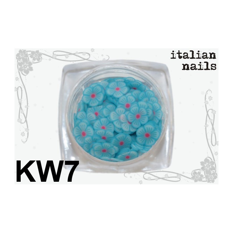 Kwiatki Fimo - Woreczek 10 sztuk - KW07 Italian Nails