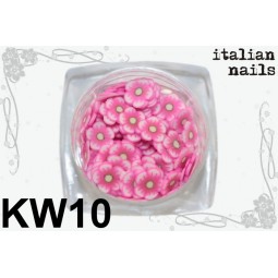Kwiatki Fimo - Woreczek 10 sztuk - KW10 Italian Nails