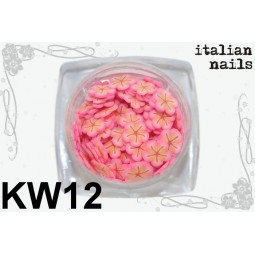 Kwiatki Fimo - Woreczek 10 sztuk - KW12 Italian Nails