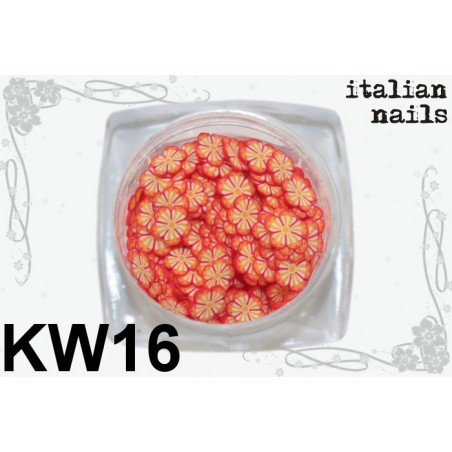 Kwiatki Fimo - Woreczek 10 sztuk - KW16 Italian Nails
