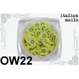 Kwiatki Fimo - Woreczek 10 sztuk - KW22 Italian Nails