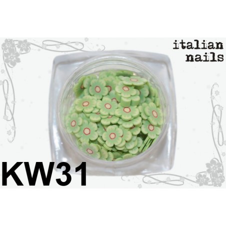 Kwiatki Fimo - Woreczek 10 sztuk - KW31 Italian Nails