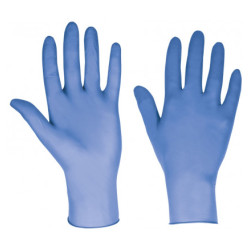 Rękawice Nitrylowe ZARYS Niebieskie M 100szt