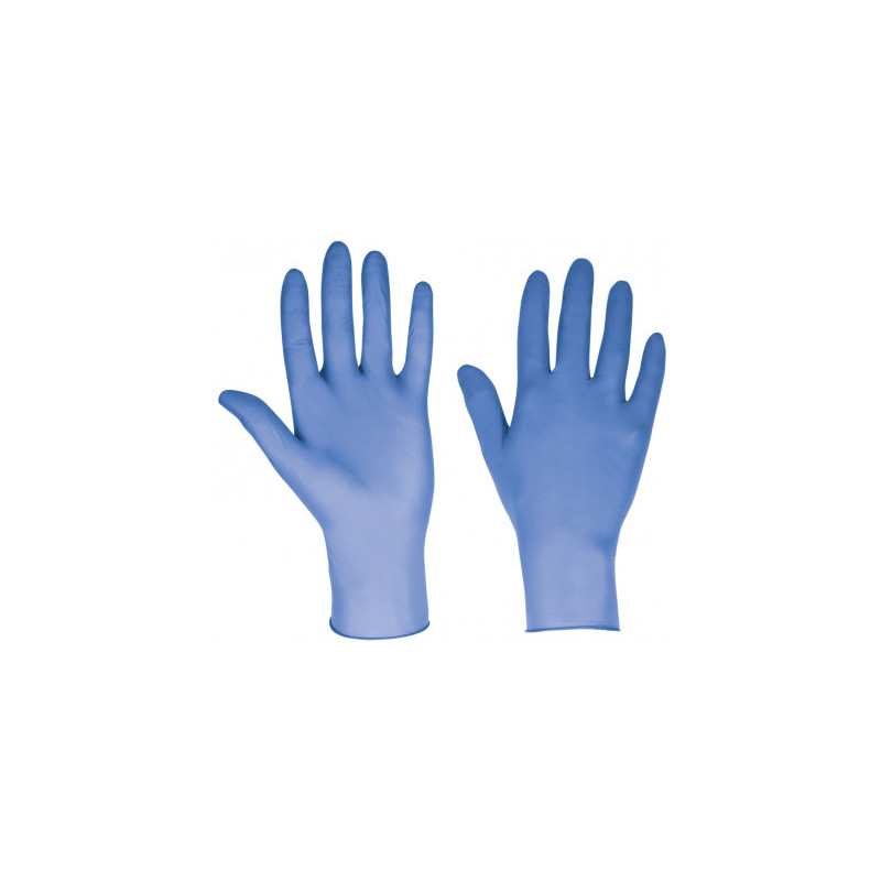 Rękawice Nitrylowe ZARYS Niebieskie M 100szt