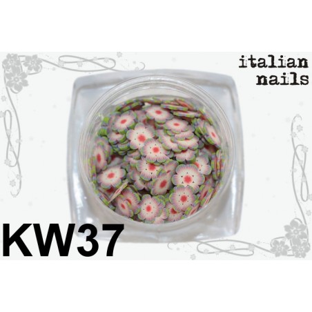 Kwiatki Fimo - Woreczek 10 sztuk - KW37 Italian Nails