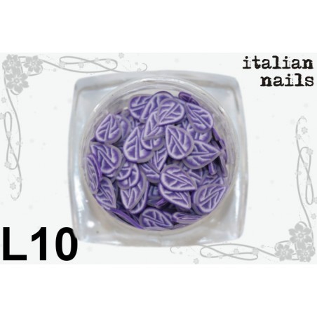Listki  Fimo - Woreczek 10 sztuk - L10 Italian Nails