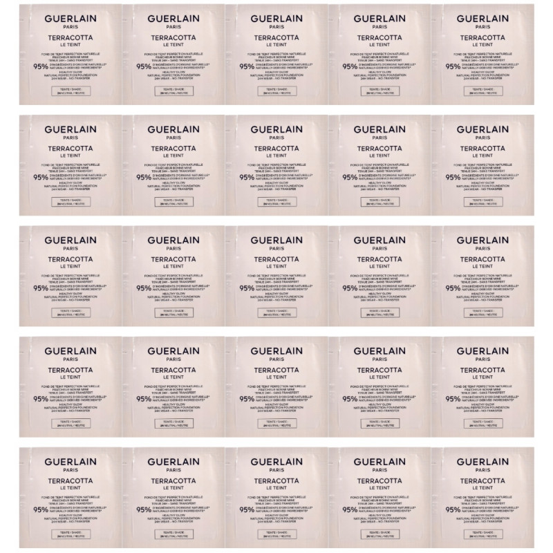Guerlain Terracotta Le Teint 2N Neutral Podkład Saszetka ZESTAW 30 x 1ml