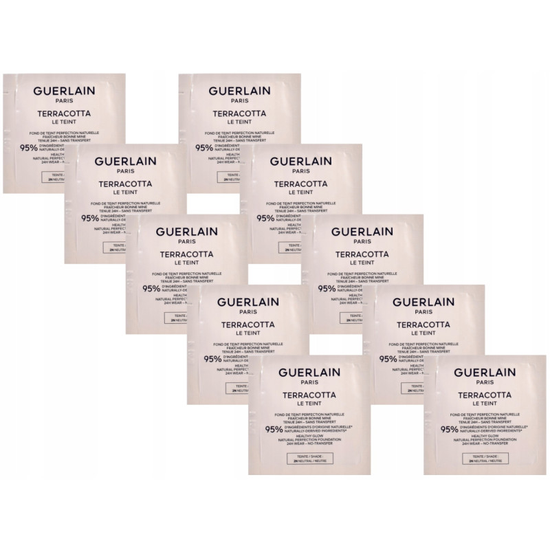 Guerlain Terracotta Le Teint 2N Neutral Podkład Saszetka ZESTAW 10x1ml