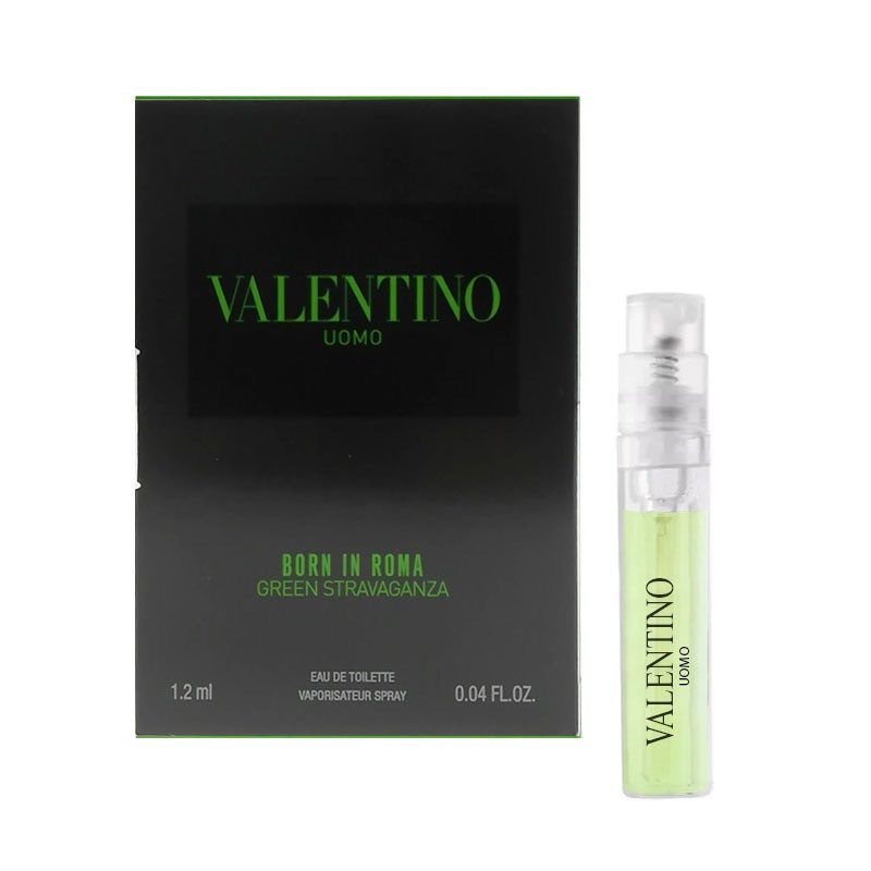 Valentino Uomo Born In Roma Green Stravaganza EDT 1,2ml Próbka Perfum Atomizer