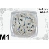 Motylki Fimo - Woreczek 10 sztuk - M01 Italian Nails