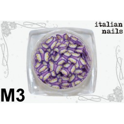 Motylki Fimo - Woreczek 10 sztuk - M03 Italian Nails
