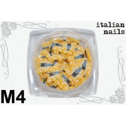 Motylki Fimo - Woreczek 10 sztuk - M04 Italian Nails