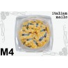 Motylki Fimo - Woreczek 10 sztuk - M04 Italian Nails