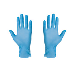 Rękawiczki Nitrylowe Niebieskie Master Glove rozmiar S 100 szt.