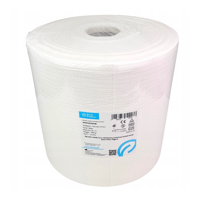 Ręcznik Medyczny Celulozowy Airlaid Rolka 26cm/70gm2 95m