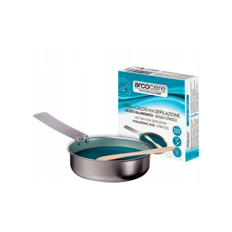 Wosk do depilacji Twardy 120g w Rondelku Hialuronowy Arcocere