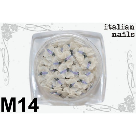 Motylki Fimo - Woreczek 10 sztuk - M14 Italian Nails