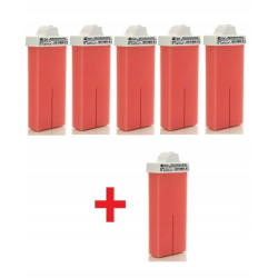 Wosk do Depilacji Różany Wąska Rolka 100ml Erbel 5+1 Gratis