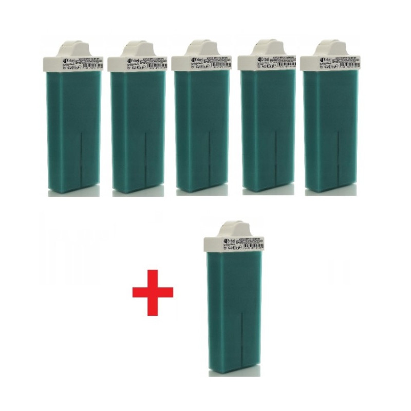 Wosk do Depilacji Aloesowy Wąska Rolka 100ml Erbel 5+1 Gratis