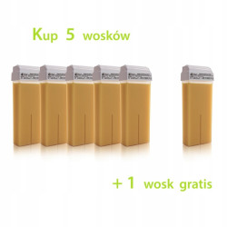 Wosk do Depilacji Złoty 100ml Erbel 5+1 Gratis