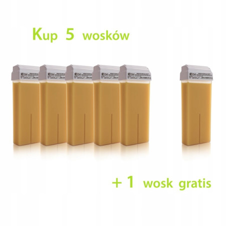Wosk do Depilacji Złoty 100ml Erbel 5+1 Gratis