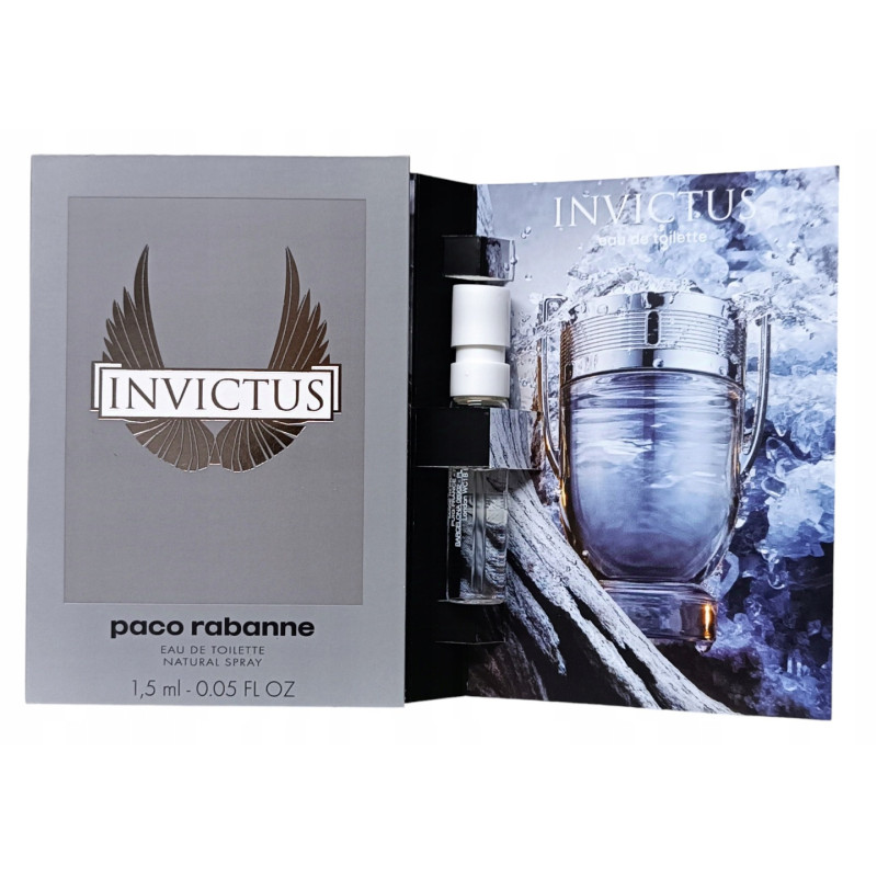 Paco Rabanne Invictus EDT Eau de Toilette 1,5ml Próbka Perfum Atomizer