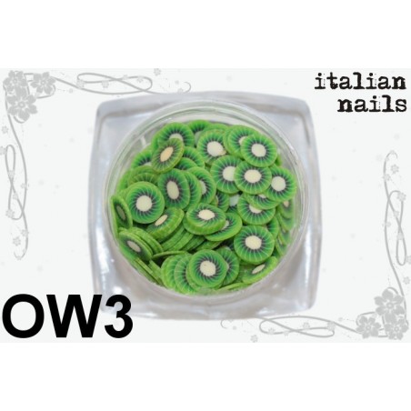 Owoce Fimo - Woreczek 10 sztuk - OW03 Italian Nails