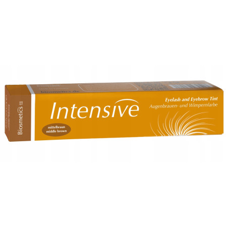 Henna do Brwi i Rzęs Intensive Biosmetics Middle Brown Jasny Brąz 20ml