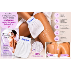 Rękawica Peelingująca Loving Scrub do Ciała Opalanie Natryskowe Masaż Spa