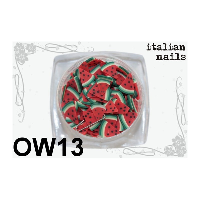 Owoce Fimo - Woreczek 10 sztuk - OW13 Italian Nails