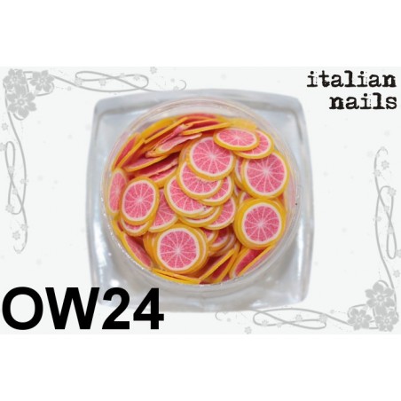 Owoce Fimo - Woreczek 10 sztuk - OW24 Italian Nails