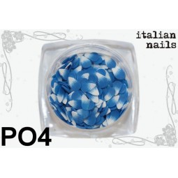 Pawie Oczka - Woreczek 10 sztuk - PO4 Italian Nails